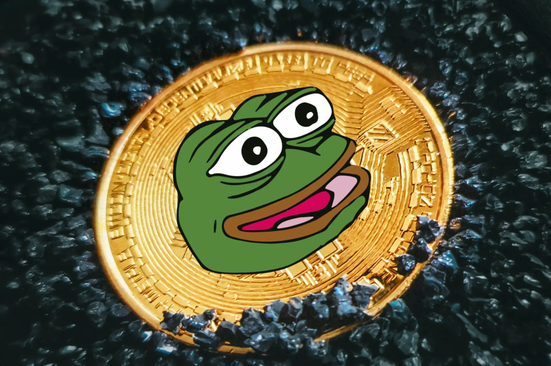 The price of the PEPE token is decreasing while the number of